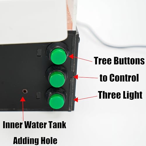 Lumen Chamber Ant Nest with Built in LED Lights, Replaceable Light Module, Water Feeder, Trash Box and Ant Keeping Starter Lit - color: Chambers