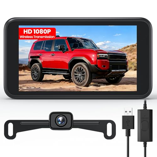 AUTO-VOX 5“ Wireless Backup Camera with 1080P Dual-Channel Monitor - size: 5 inch-USB-Single Cam