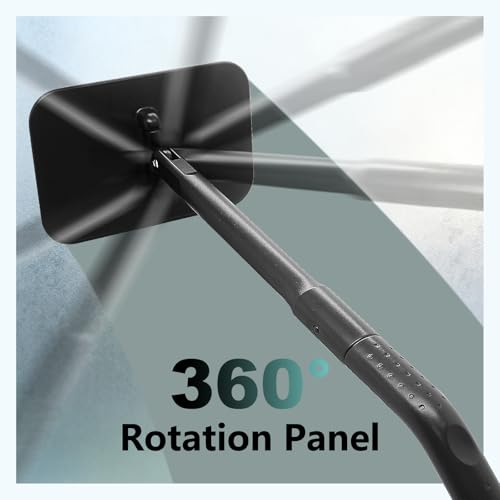Windshield Cleaner Tool with 6 Reusable Magic Fiber Pads & Spray Bottle