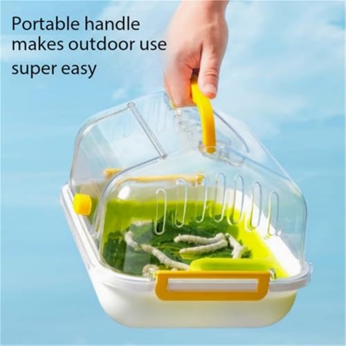 Reptile Tank Observation and Feeding Box for Ecological Turtle Hatching Animals Easy Assembly