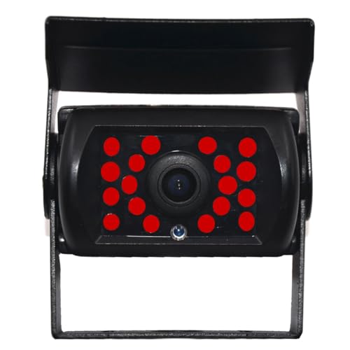 12V-24V Rearview Backup Camera w/ 15M AV Cable & 18 IR LEDs Night Vision