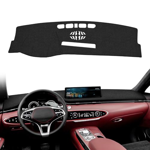 CARTIST Dash Cover Fit for 2022 2023 2024 2025 Genesis GV70 Dashboard Cover Mat for GV70 Accessories Dash Mat Non-Slip Carpet Sunshield Glare UV Rays Protector - size: Genesis GV70 2022-2025