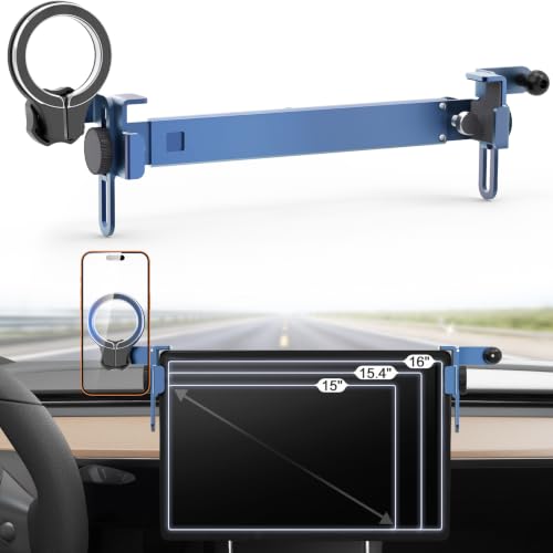 Magnetic Phone Mount for Tesla Model 3/Y Center Screen, Holder for MagSafe