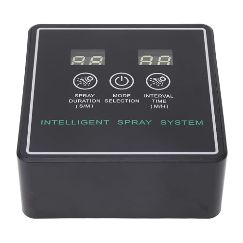 Greensen Reptile System With Timer, 爬虫類 霧吹き 自動 Intelligent Automatic Humidifier, 自動霧吹き 爬虫類 With Timer, Intelligent Automatic Humidifier With 360 Nozzles For Terrarium, Customizable Settings For