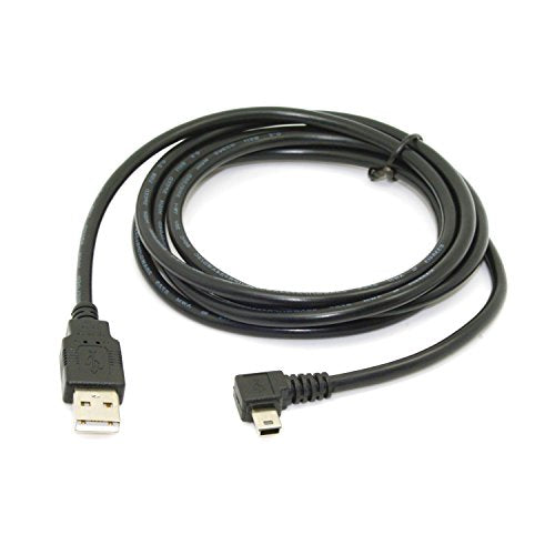 chenyang Mini USB Cable USB 2.0 Male to Mini USB 5 Pin Male 90 Degree Left Angled Charging Data Transfer Extension Cable 1.8M - color: Left Angled, size: 1.8M