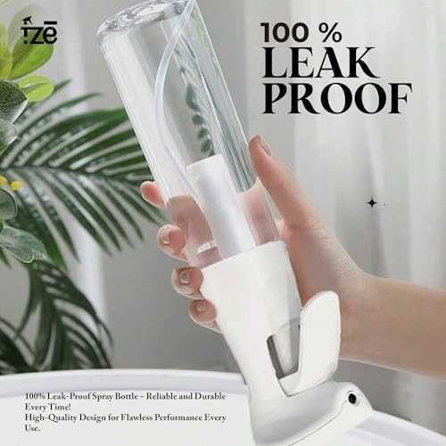 FZE Continuous Spray Bottles 2 pack 300ml with Ultra Fine Mist for Hair spraying, Watering Plants, Durable Solution and Your Go-To Kitchen Companion for Everyday Use.[ Spray Stream 2]