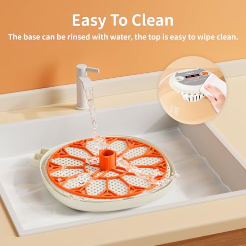 APDOE Egg Incubators for Hatching Eggs, Temperature and Humidity Control, Automatic Egg Turning, Egg Candler, External Water Bottle, Air Vent, for Chicken, Duck & Quail Eggs, 12 Eggs - size: 12 Eggs