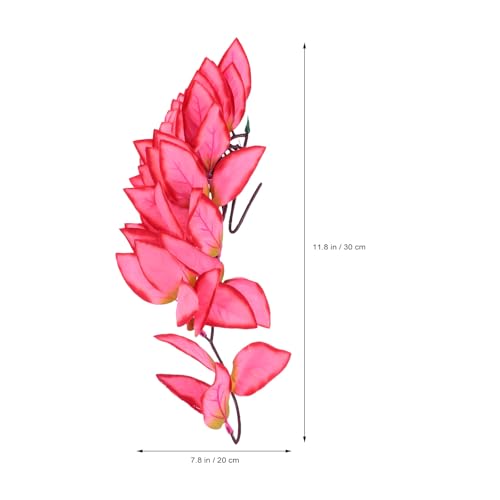 Cabilock Artificial Reptile Vines Jungle Climbing Plants 30cm Bendable Fake Hanging Vines 3pcs for Terrarium Habitat Decor Suitable for Gecko Snake Lizard Chameleon