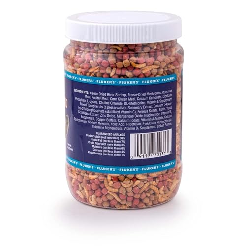 Fluker's 70131 Buffet Blend Aquatic Formula Turtle Food, 12oz (Pack of 2) - size: 12 Ounce (Pack of 2)