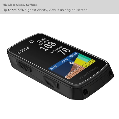 [3-Pack] INNOSURE for Hammerhead Karoo 3 Silicone Case (Grey) x1, HD Clear & Matte Tempered Glass Screen Protector 3.2 Inch x2, Anti-Drop, Anti Static, Non-Slip, Durable - color: 1x Sili Case (Grey) + Glass (Clear-1, Matte-1)