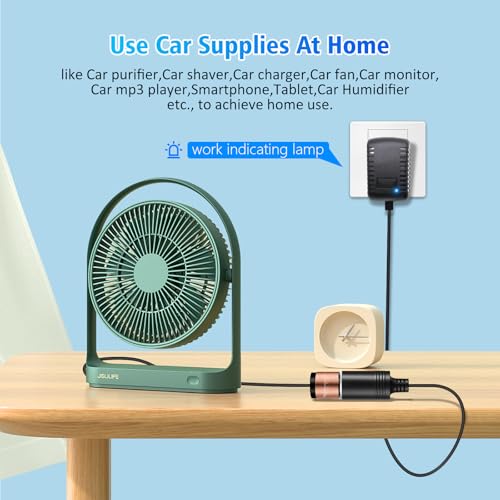 AC to DC Converter 2A 24W(2PCS), Car Cigarette Lighter Adapter - AC/DC 110v-240v to 12v Power Adapter for Vehicles,Compatible with Car MP3 Players,Humidifiers,Car Bluetooth,Car Purifier and More - color: black-2