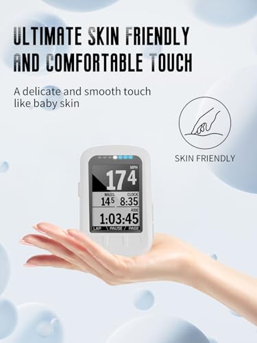 Case for Wahoo ELEMNT Bolt V1 GPS Cycling/Bike Computer (White) - color: White