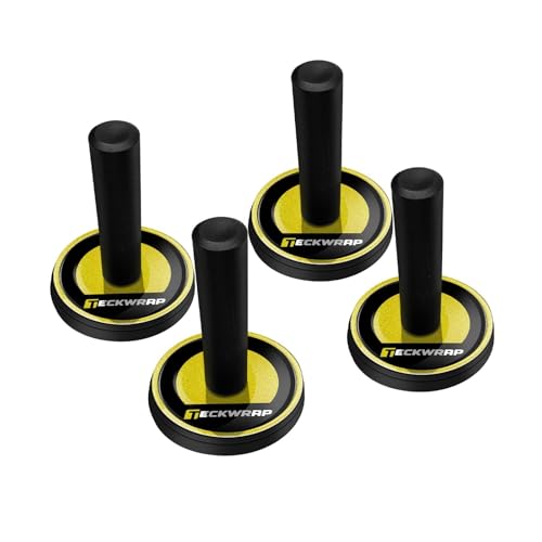 TECKWRAP Car Vinyl Wrap Magnets, 4 Pack