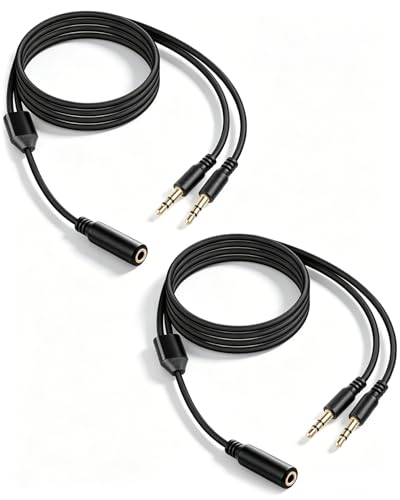 3.5MM Audio Splitter Cable(1M/2Pack)