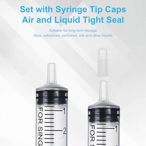 10 Pack 3ml/cc Syringe with Cap, Small Plastic Syringes without Needle, Individually Wrapped, for Liquid Oral Measurement, Scientific Lab, Colostrum Collect, Feeding Pet, Watering - style: 3ml