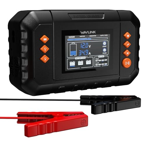 WAVLINK 35-Amp Smart Battery Charger, 6V/12V/24V Car Battery Charger - color: 35-AMP