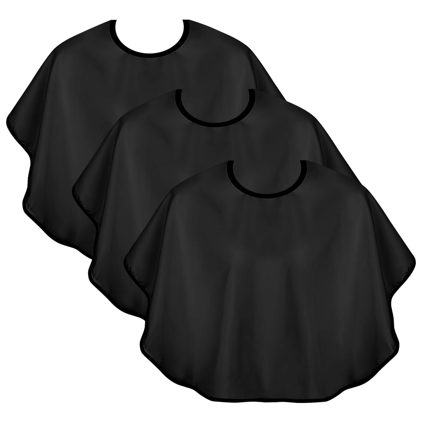 3 Pcs Makeup Capes Beauty Salon Makeup Bibs Shorty Smock For Clients Lightweight Comb-Out Beard Apron Hair Dye Capes Hair Salon