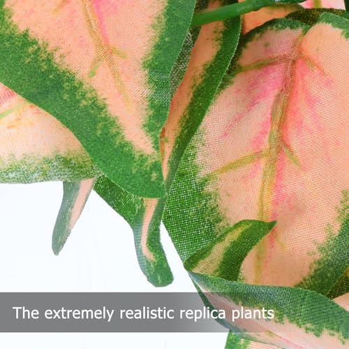 Cabilock Artificial Reptile Vines Jungle Climbing Plants 30cm Bendable Fake Hanging Vines 3pcs for Terrarium Habitat Decor Suitable for Gecko Snake Lizard Chameleon