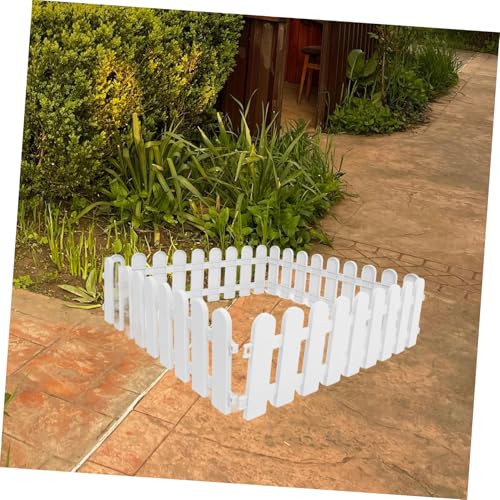 Kisangel 4pcs Plastic Tortoise Fences Outdoor Pet Safety Gates Durable Modular Enclosure for Reptile Breeding and Grazing Easy to Install
