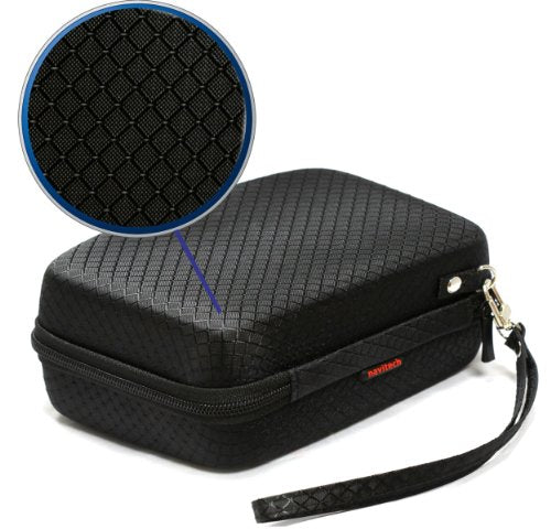Navitech Car Dash Cam/Camera Carry Case/Bag Compatible with Transcend Drivepro 110 (Case Also fits with Windscreen Mount + Car Charger)