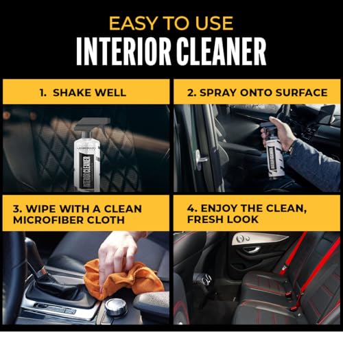 Legendary Interior Cleaner 64oz (Half Gallon) - Car Detailing Spray - size: 64 Fl Oz (Pack of 1)