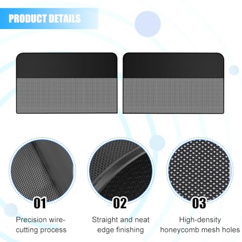 Car Window Shades, 2PCS Block Light Magnetic Vehicle Side Rear Window Covers, UV Protection Automotive Sun Shade Privacy Curtains, Universal for Automobile Sedan Truck - size: Rear Window Covers