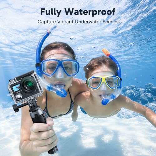AKASO Brave 4 Action Camera 4K30fps with 128GB MicroSD Card Bundle