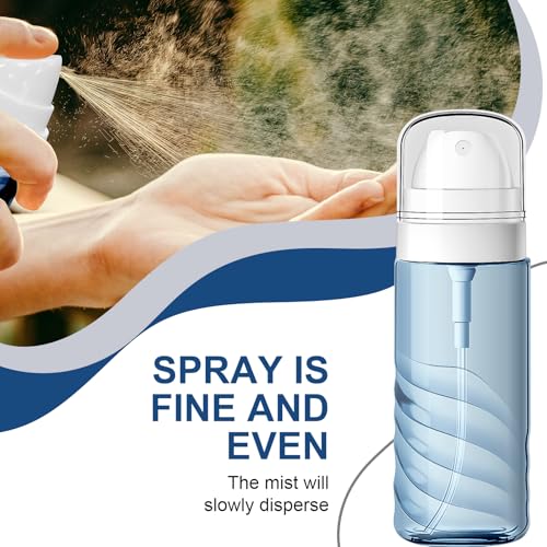 Yolaist 2 Pack 2oz/60ml Small Spray Bottle, Fine Mist TSA Travel Size Toiletries Sprayer – Refillable & Leak Proof Mini Empty Mister for Hair, Face Toner, Cleaning, Plants