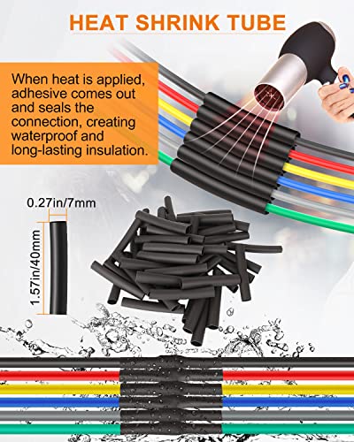 NAOEVO 6 Pin Connector Waterproof, 16 AWG 6 Wire Connectors, 6 Kits - size: 6 Pin