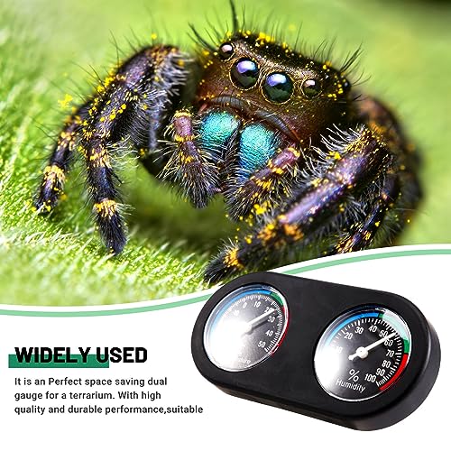 Reptile Tank Thermometer Hygrometer Temperature Humidity Monitor for Vivarium Terrarium