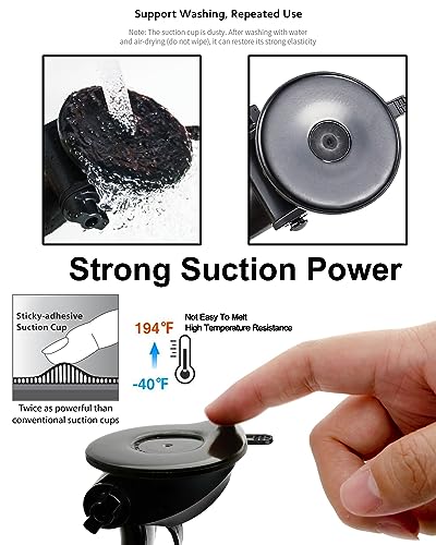 Z Fold Car Mount, Strong Suction Cup - [Foldable Phone Friendly] Tablet Holder for Car Dashboard Air Vent Stand, for Samasung Galaxy Fold 7 6 5 4 3 2, Tabs, Google Pixel 9 Pro, S26, iPad, iPhone 17