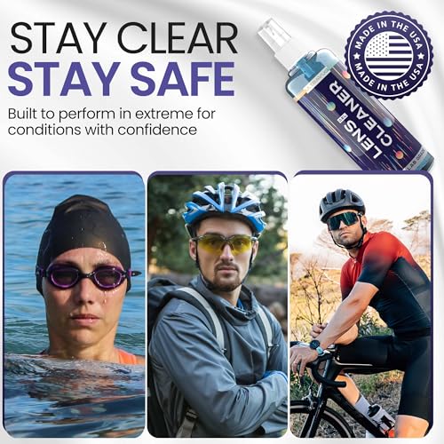 Eyeglass Gel Lens Cleaner Spray, Multi-Size Glasses Cleaner Kit
