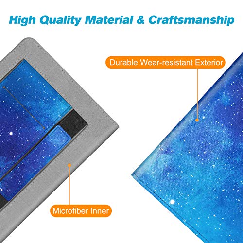 Fintie Stand Case for 6" Kindle Paperwhite 10th Gen 2018, Starry Sky - color: starry sky