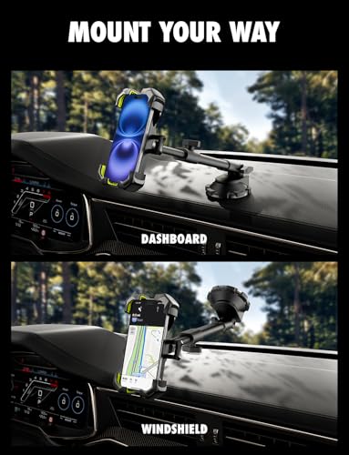 Bracketron X-Lock Heavy Duty Truck Phone Mount Holder with Extendable Arm
