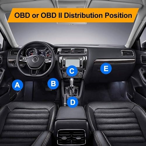 Dash Cam OBD Hardwire Kit, OBD2 Power Cable for Dash Camera TwinPa OBD to USB-C OBDII Adapter Hardwire Charger Cable and Acc Two Mode 12-36V to 5V 3A (USB-C Port)