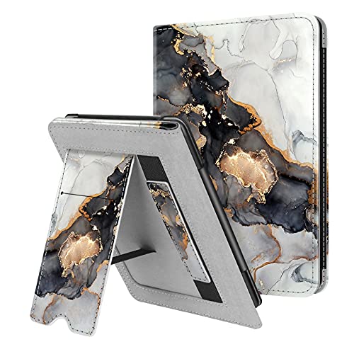 Fintie Stand Case for 6" Kindle Paperwhite 10th Gen 2018, Cloudy Marble - color: cloudy marble