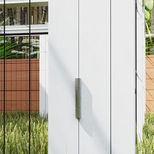 PawHut 59" Outdoor Rabbit Hutch Playpen, Wooden Tortoise House Habitat, Bunny Cage with Run and Enclosed Cover, for Rabbits, Chickens, Ducks, Indoor, Dark Brown