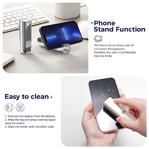 CLICK CLEAN Screen Cleaner Kit, 4 Cleaning Sprays with 4 oz Refill - size: 4 L116T Screen Cleaner Refill Kits