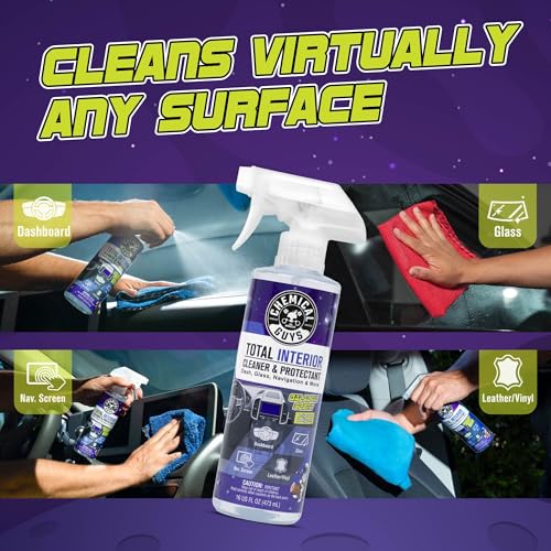 Chemical Guys, Total Interior Cleaner & Protectant, Galactic Scent, 16 oz - size: 16 Fl Oz (Pack of 1)