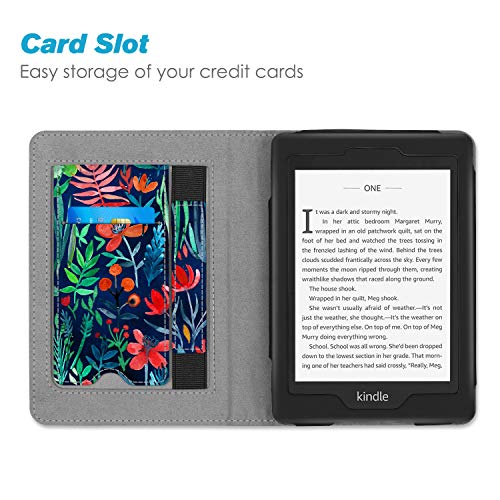 Fintie Stand Case for 6" Kindle Paperwhite 10th Gen 2018, Jungle Night - color: jungle night