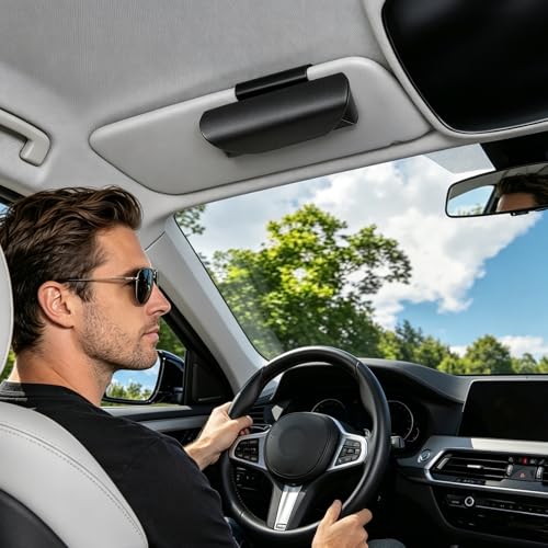 2026 Magnetic Sunglasses Holder for Car Visor,for 99% Cars Visor