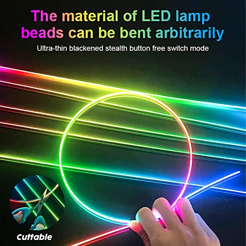 Car LED Strip Lights, Interior Car Ambient Lighting Dream Color