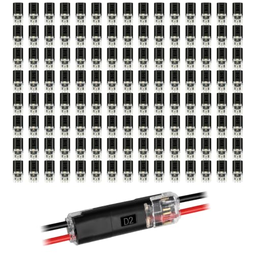Double Wire Plug Low Voltage Wire Connectors with Locking Buckle