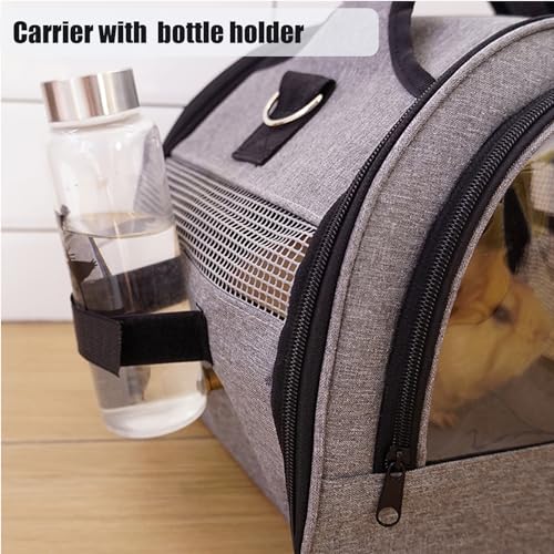 Rabbit Carrier, Small Pet Carriers for Guinea Pig Hamster Bird Bunny Bearded Dragon Kitty, Animal Bag with Stable Handle and Waterproof Pad, Easy Travel and Vet Visit-Small - size: Small