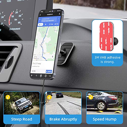 OHLPRO for MagSafe Car Mount Charger iPhone Wireless Car Charger, Sliver - color: Silver