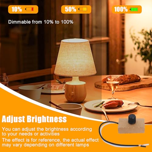 𝙐𝙥𝙜𝙧𝙖𝙙𝙚 200 Watt Dimmer Switch Replaces for Westek 6077b, 𝙎𝘾-𝟮𝟯𝟵𝘼 Manual Dimmer Replacement Switch with Knob for Lamp Incandescent/LED/Halogen 120V 200W by Ketofa