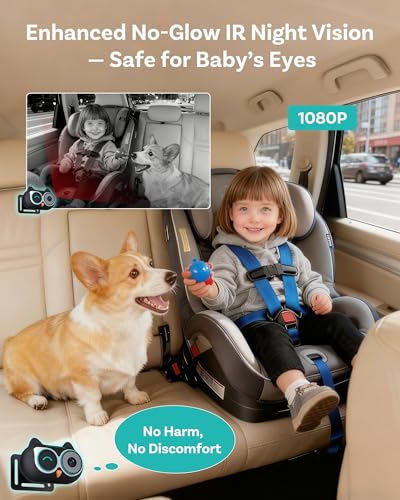 OTTOCAST Cabin Care Adapter 2026,Baby Car Camera & Wireless CarPlay Adapter