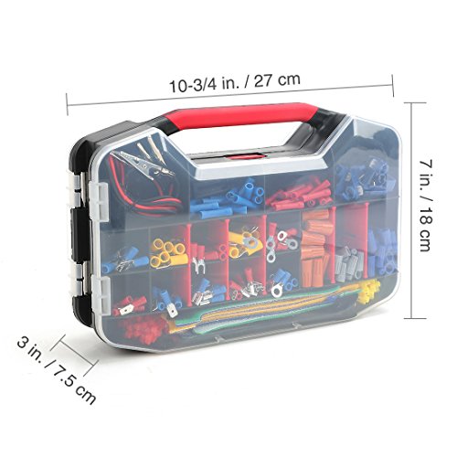 WORKPRO Crimping Tool Kit with 582PCS Heat Shrink Wire Connectors