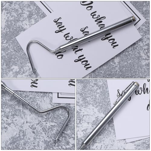 PRETYZOOM 2pcs Stainless Steel Retractable Snake Hook 71cm Snake Grabber Reptile Catching Tool for Safe Handling and Reptiles