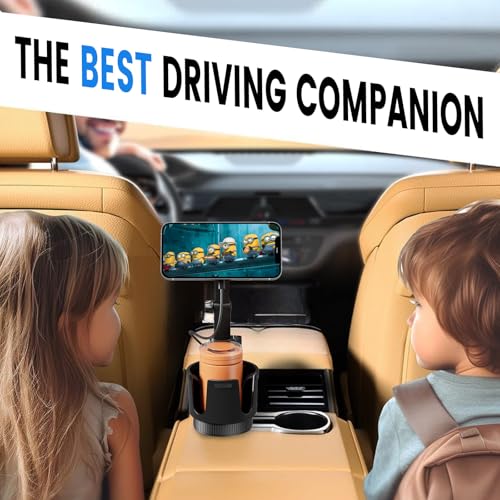 OHLPRO for iPhone 17 Pro Max MagSafe Car Charger Cup Holder Mount - color: Black Gray